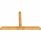Ekena Millwork Portland Rough Sawn Timber Gable Bracket, Western Red Cedar, 96"W x 60"H x 6"D x 6"F, 15/12 Pitch GBW096X60X0606POR00RWR - alternate 3
